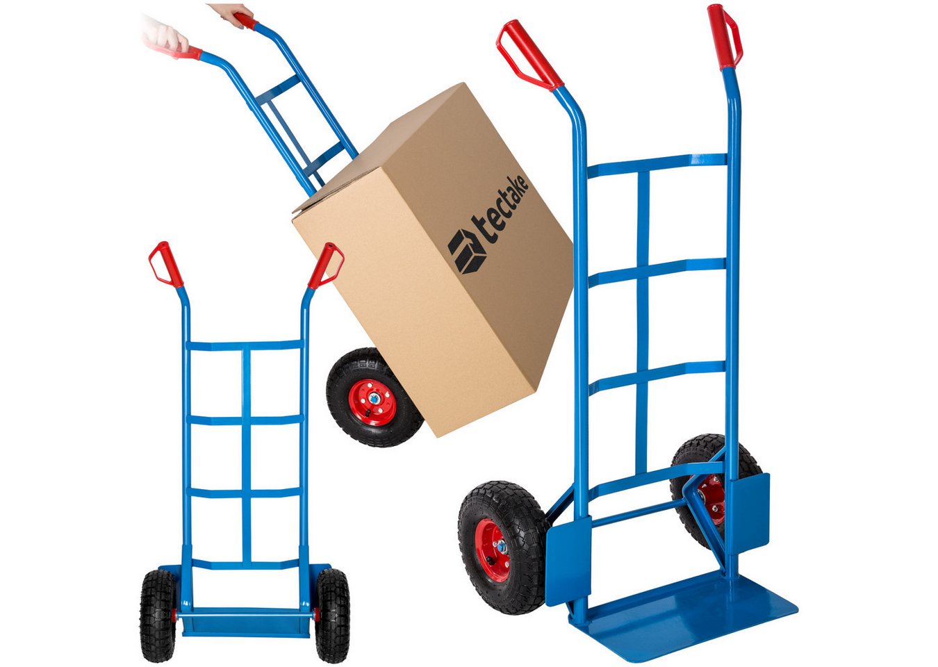 tectake Sackkarre Transportkarre bis 200kg, mit Stahlrahmen tectake Sackkarre Transportkarre bis 200kg, mit Stahlrahmen von tectake
