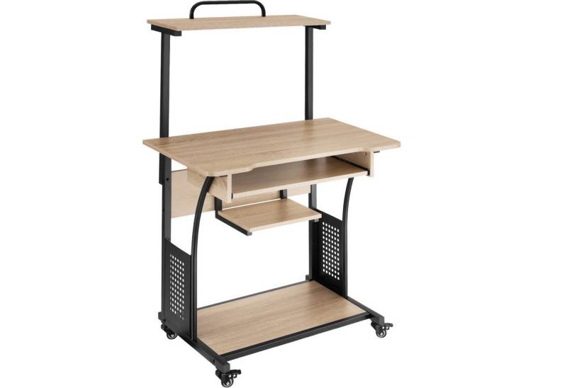 tectake Schreibtisch Fife (1-St., 1 tlg), Funktionaler Schreibtisch im kontrastreichen Industrial Style von tectake