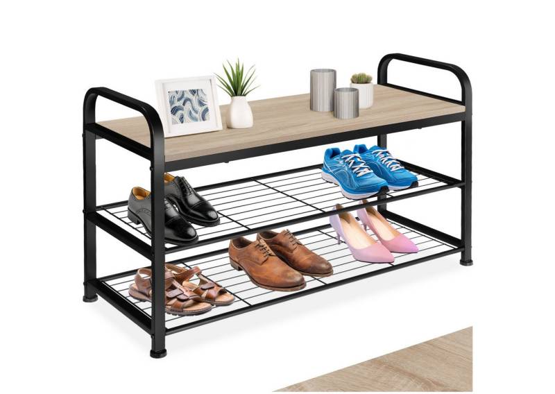 tectake Schuhregal Southampton, Set 1-tlg., Industrial Style von tectake