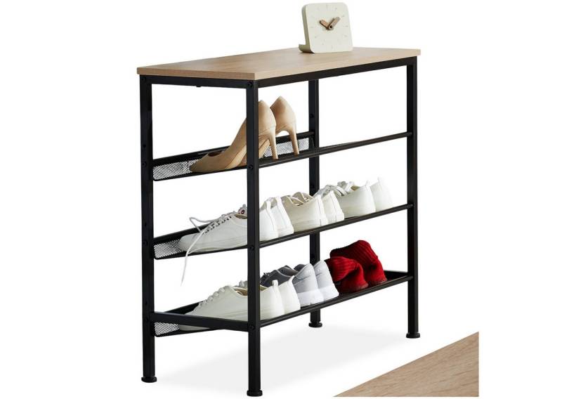 tectake Schuhregal Wolverhampton, Set 1-tlg., Industrial Style von tectake