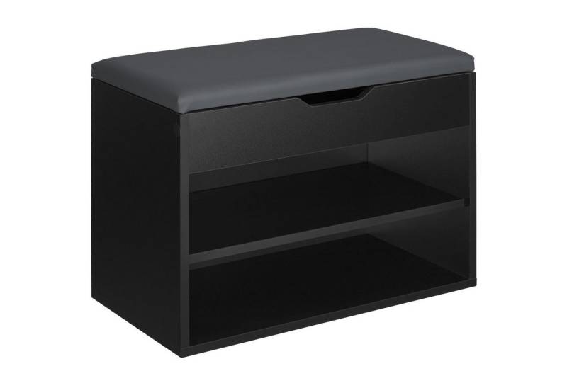 tectake Schuhschrank Schuhbank (Komplettset, 1-St., inkl. Schlüssel) für 6 Paar Schuhe von tectake