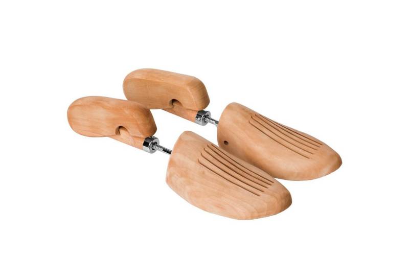 tectake Schuhspanner 1 Paar Schraubspanner, aus Lotusholz von tectake