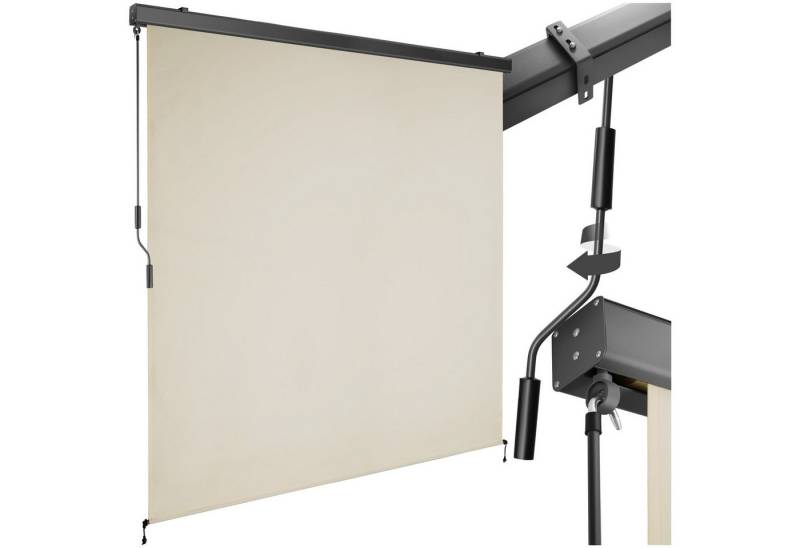 tectake Seitenarmmarkise Senkrechtmarkise Eloise mit 2 Wandhaltern, inkl. Wandhaltern UV-beständig und wasserabweisend tectake Seitenarmmarkise Senkrechtmarkise Eloise mit 2 Wandhaltern, inkl. Wandhaltern UV-beständig und wasserabweisend von tectake