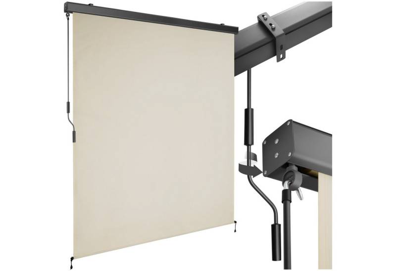 tectake Seitenarmmarkise Senkrechtmarkise Eloise mit 2 Wandhaltern, inkl. Wandhaltern UV-beständig und wasserabweisend tectake Seitenarmmarkise Senkrechtmarkise Eloise mit 2 Wandhaltern, inkl. Wandhaltern UV-beständig und wasserabweisend von tectake