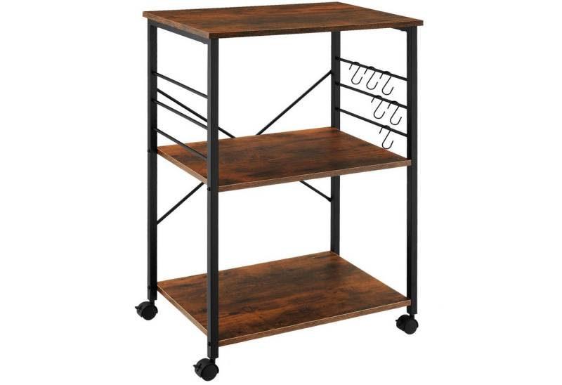 tectake Servierwagen Rugby, Industrial Style von tectake