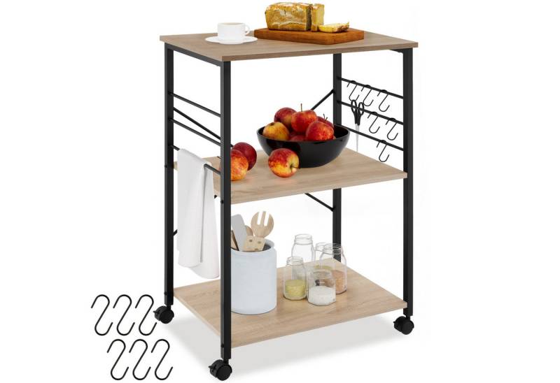 tectake Servierwagen Rugby, Industrial Style von tectake