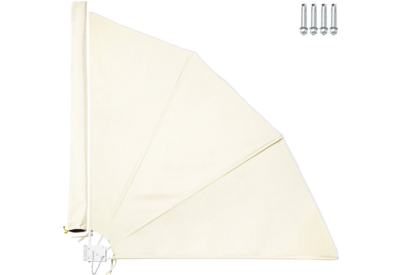 tectake Sichtschutzfächer Balkonfächer Stahl und Polyester tectake Sichtschutzfächer Balkonfächer Stahl und Polyester von tectake