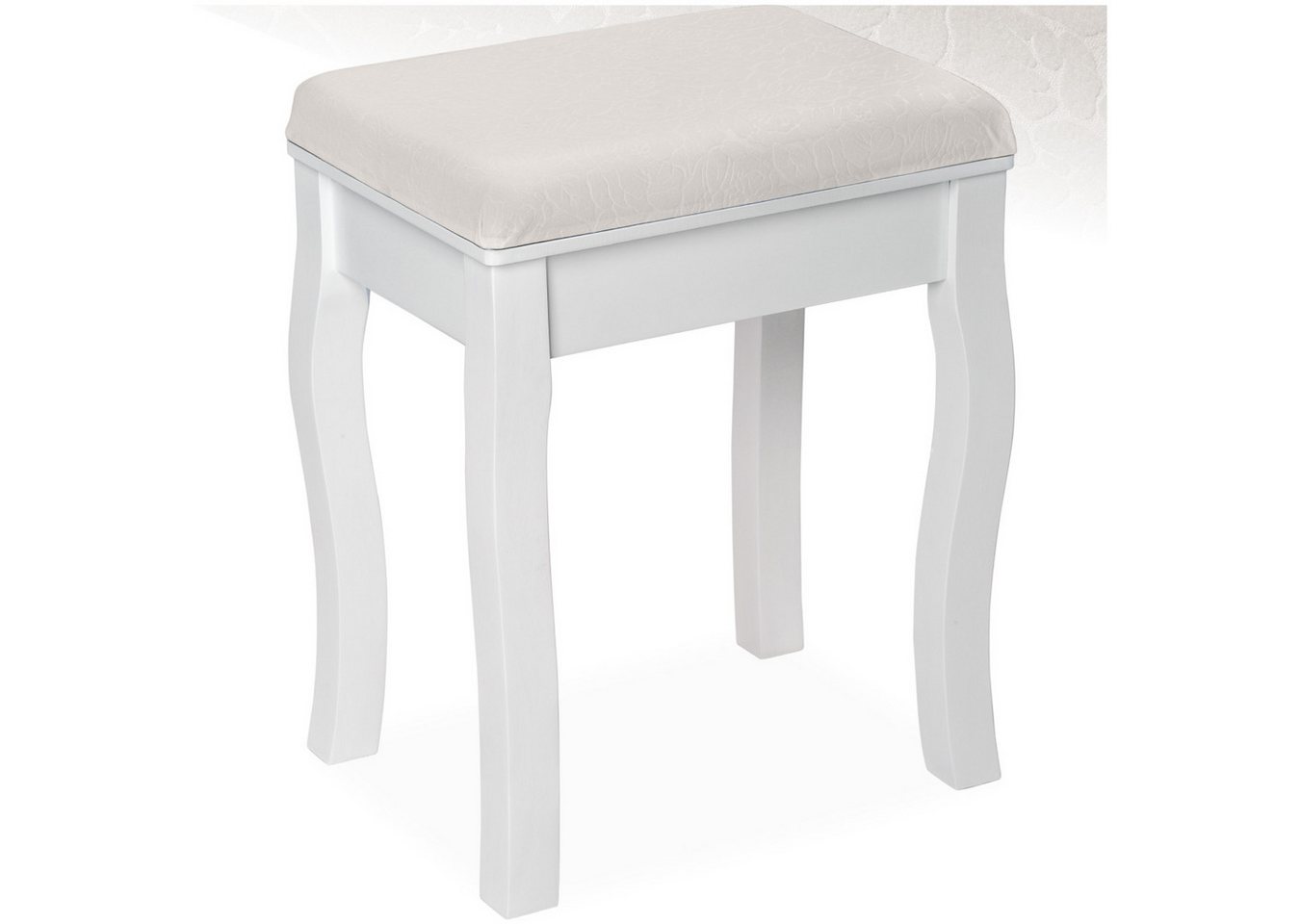 tectake Sitzhocker Schminkhocker, Vintage tectake Sitzhocker Schminkhocker, Vintage von tectake