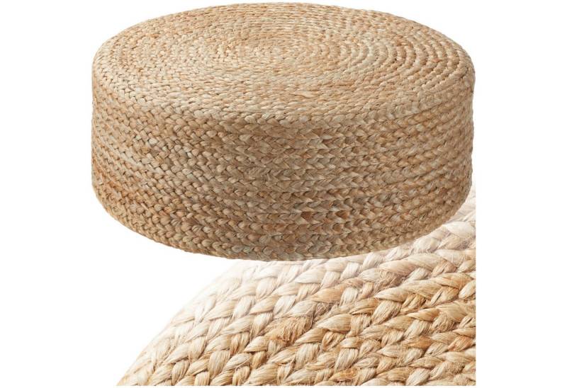 tectake Sitzsack Handgefertigter Pouf, Boho-Stil von tectake