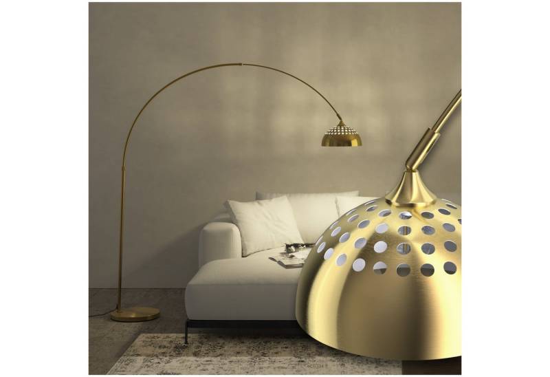 tectake Stehlampe Bogenleuchte, LED, nicht relevant, 70er Jahre Retro-Stil von tectake