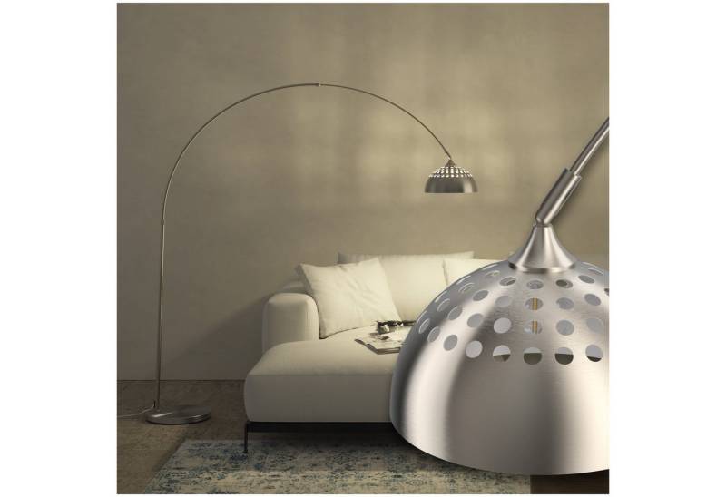 tectake Stehlampe Bogenleuchte, LED, nicht relevant, 70er Jahre Retro-Stil von tectake