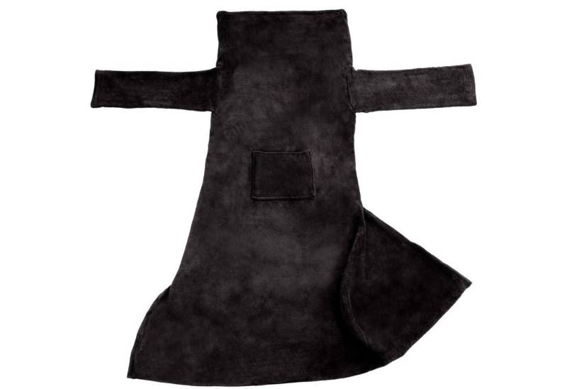 tectake Tagesdecke 2er Set Kuscheldecke mit Ärmeln, 170 x 200 cm von tectake