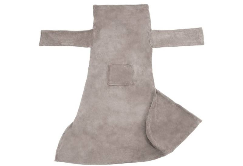tectake Tagesdecke 2er Set Kuscheldecke mit Ärmeln, 170 x 200 cm von tectake