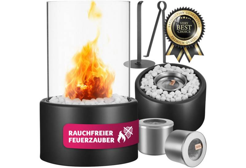 tectake Tischfeuer Bioethanol-Tischkamin, hitzefest von tectake