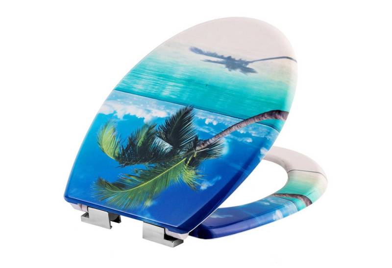 tectake WC-Sitz, mit Motiv von tectake