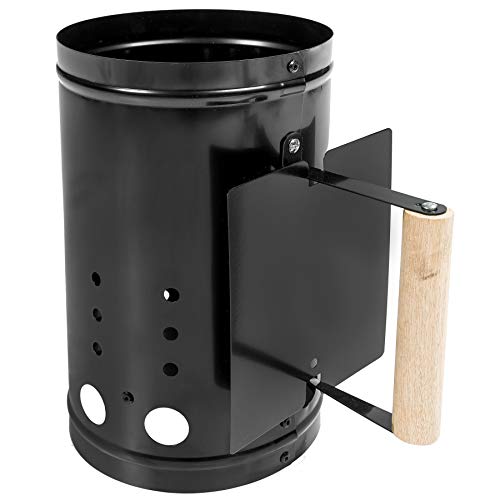 tectake XXL Anzündkamin Grillkohleanzünder mit Hitzeschutzschild schwarz tectake XXL Anzündkamin Grillkohleanzünder mit Hitzeschutzschild schwarz von tectake