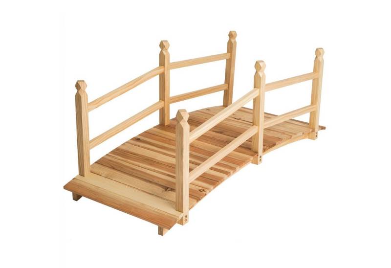 tectake Zierbrücke Gartenbrücke, aus Holz von tectake