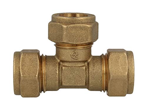 MS-Klemmringverbinder -841515-, Gerade T-Stück Verschraubung 15 x 15 x 15 mm MS-Klemmringverbinder -841515-, Gerade T-Stück Verschraubung 15 x 15 x 15 mm von tecuro