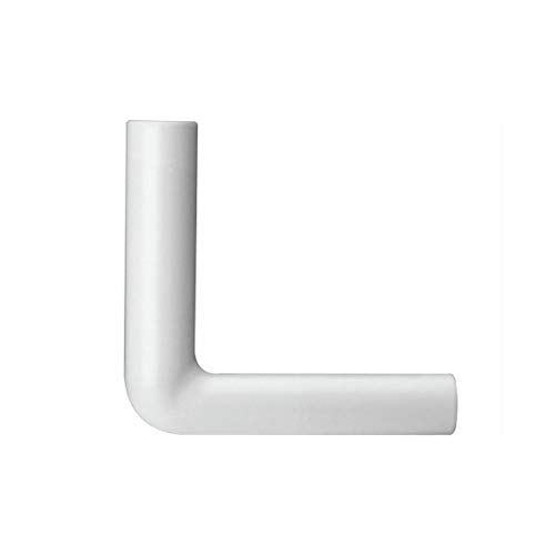 tecuro - 583572 - Spülbogen für WC-Spülkasten - PVC weiß Höhe: 230 mm x Länge: 230 mm von tecuro