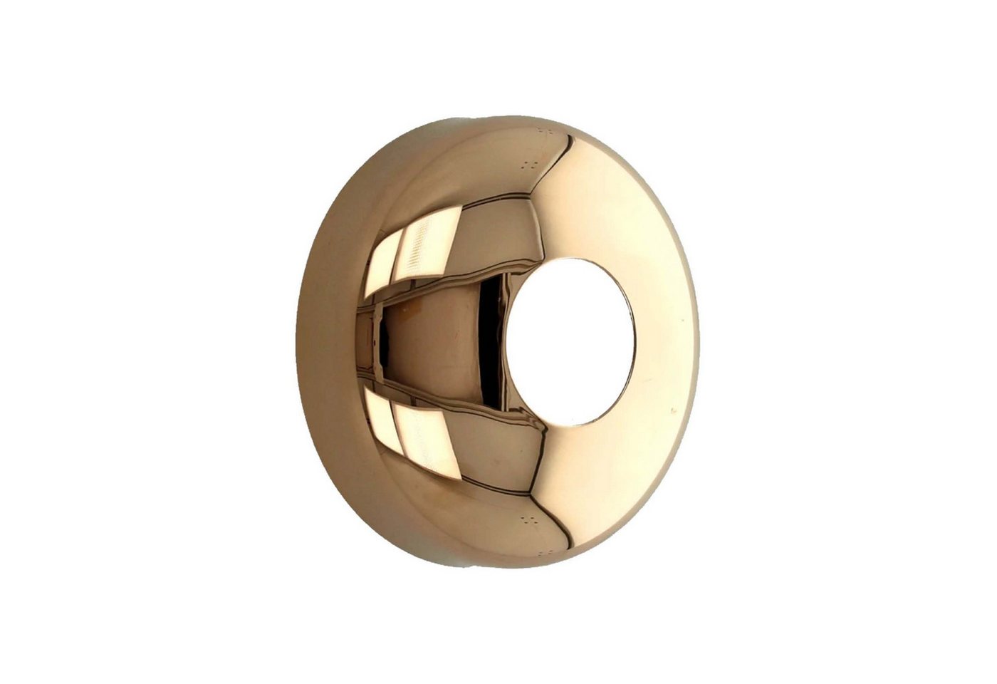 tecuro Badarmatur DESIGN-Hahnrosette (3/4) Ø 27 mm x Ø 67 mm - vergoldet von tecuro