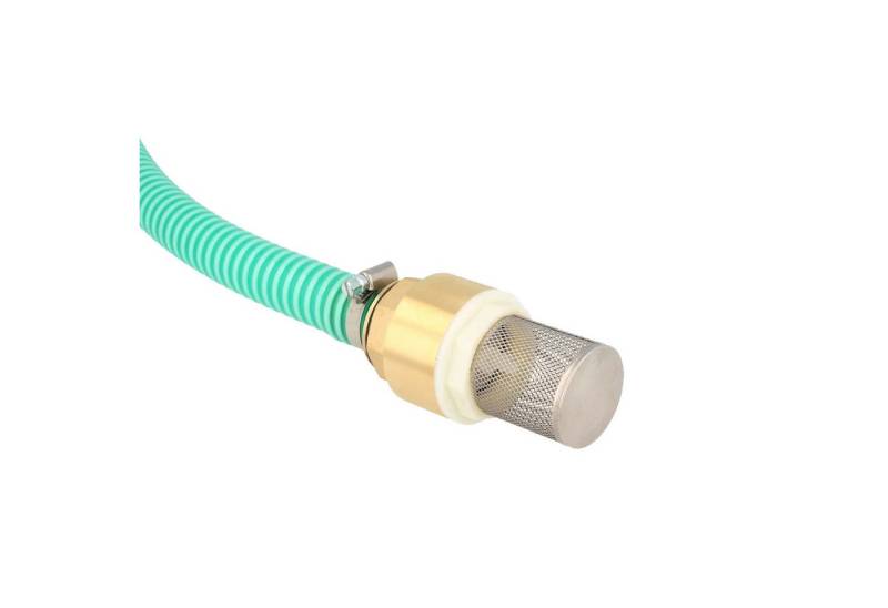 tecuro Bewässerungsschlauch Saug- und Druckschlauch 1 Zoll (DN25) 50 mtr - mit Fußventil von tecuro