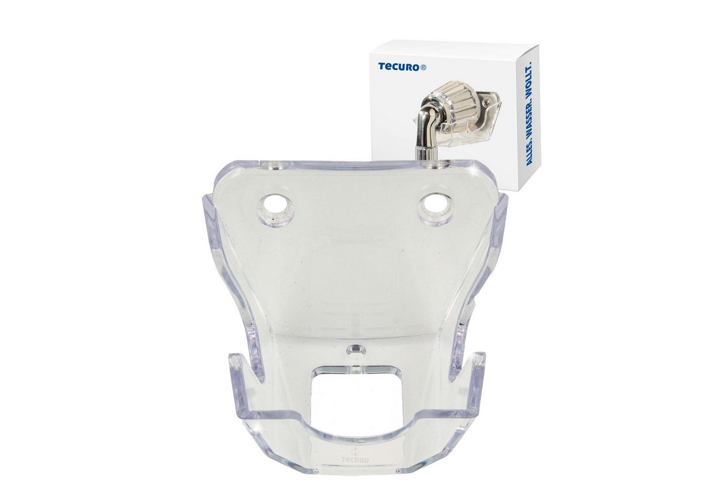 tecuro Brausehalter Wand-Brausehalter passend zu Handbrause CRYSTAL/Selecta von tecuro