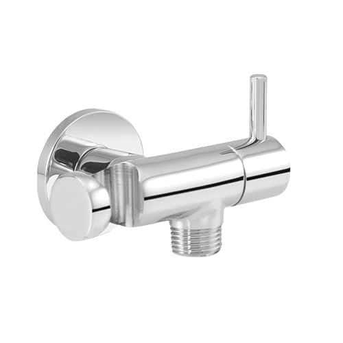 tecuro Design Wandanschlussbogen, absperrbar, DN 15 1/2 Zoll, Messing verchromt - 60061 tecuro Design Wandanschlussbogen, absperrbar, DN 15 1/2 Zoll, Messing verchromt - 60061 von tecuro