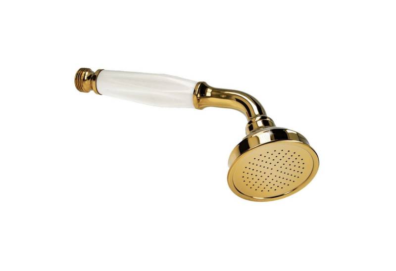 tecuro Duschbrause Nostalgie - Handbrause Ø 65 mm, 1-strahlig von tecuro