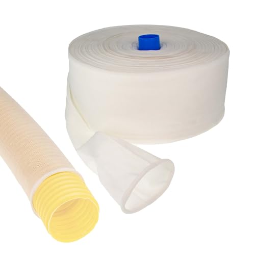 tecuro Filterstrumpf - Filterschlauch - Filtervlies für Drainagerohr Ø 200 mm DN 200 - Nylon - Meterware tecuro Filterstrumpf - Filterschlauch - Filtervlies für Drainagerohr Ø 200 mm DN 200 - Nylon - Meterware von tecuro