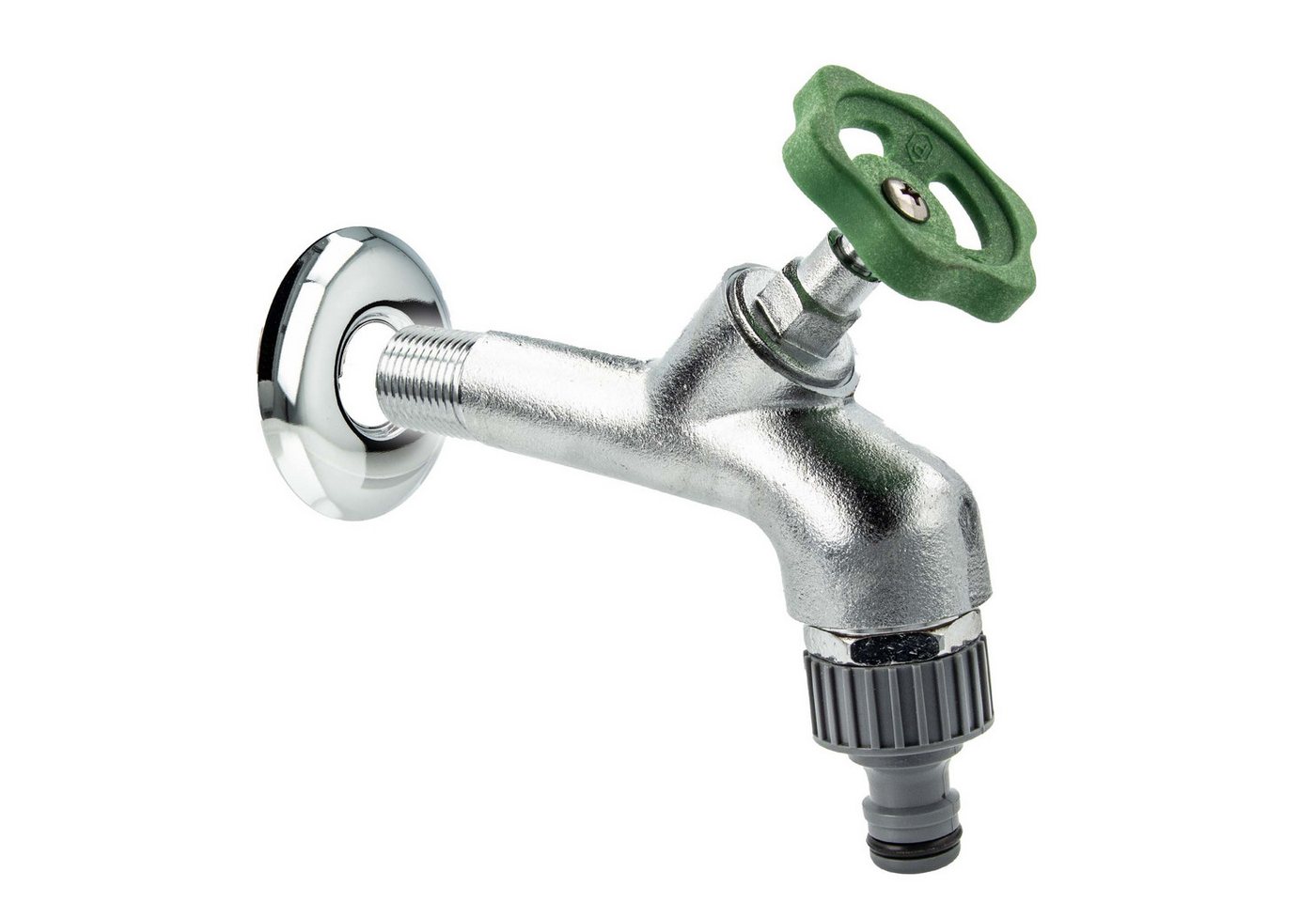 tecuro Geräteventil Garten Auslaufventil mit Handrad 1/2 Zoll von tecuro