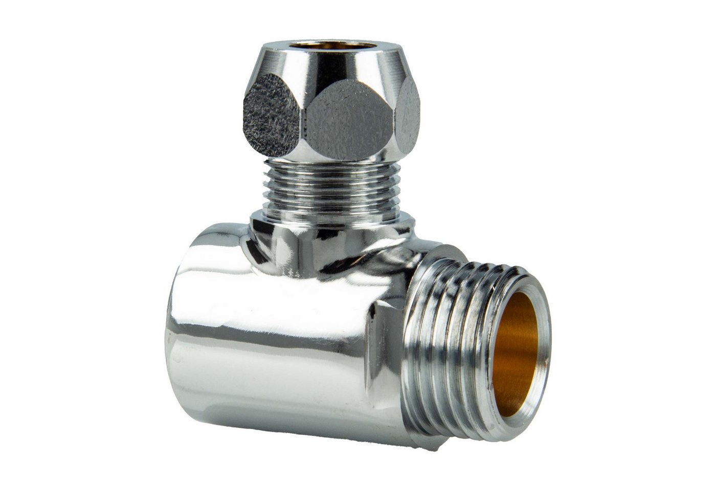 tecuro Gewindefitting 2-Wege Verteiler T-Stück 1/2 IG x Ø 10 mm Quetsche x 1/2 AG tecuro Gewindefitting 2-Wege Verteiler T-Stück 1/2 IG x Ø 10 mm Quetsche x 1/2 AG von tecuro