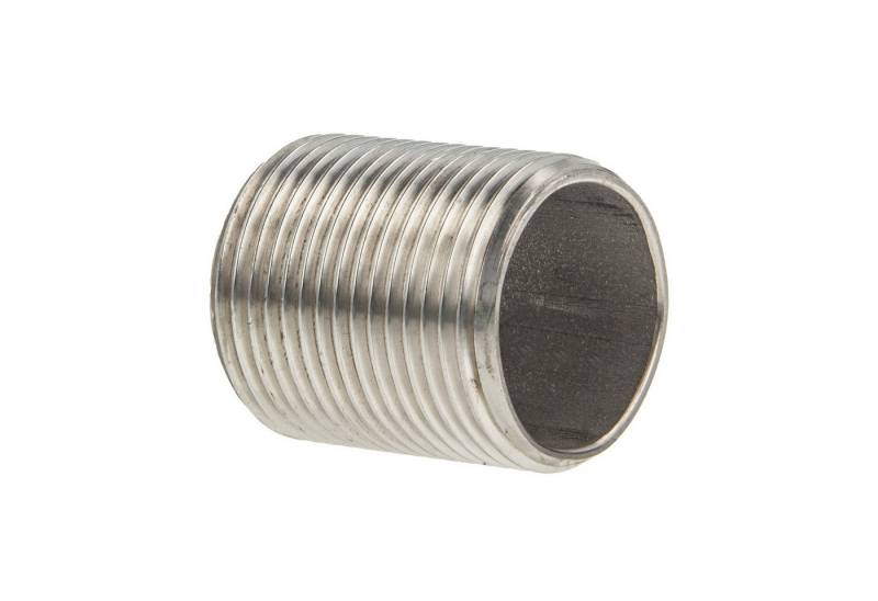 tecuro Gewindefitting Gewindenippel AG/AG Edelstahl V4A (AISI 316), 4 Zoll von tecuro