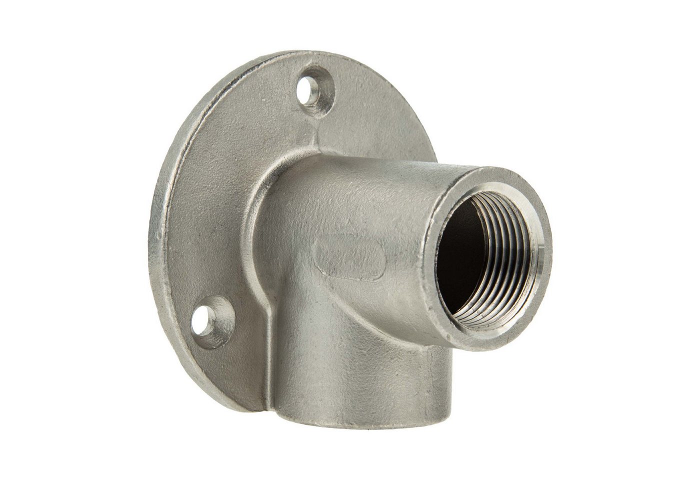 tecuro Gewindefitting Wandwinkel 90° IG/IG Edelstahl V2A (AISI 304), 3/4 Zoll von tecuro