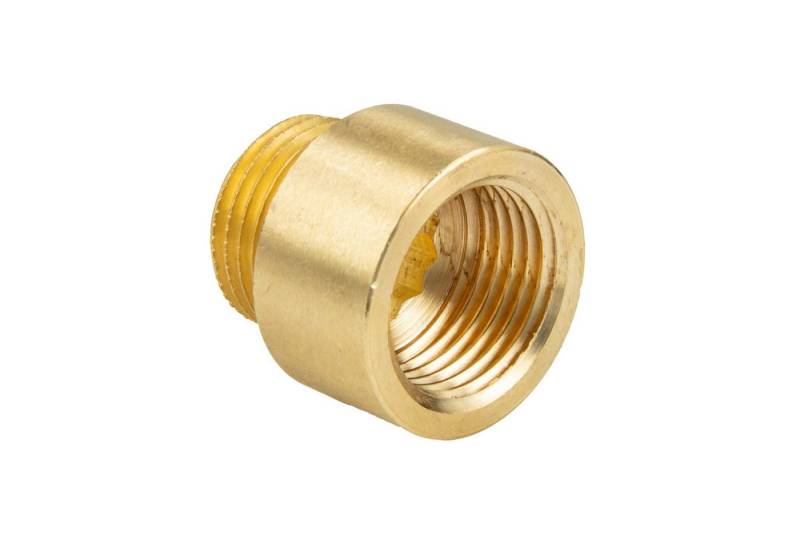 tecuro Gewindefitting tecuro Hahnverlängerung Messing blank - verschiedene Größen, 3/4 Zoll x 10 mm von tecuro