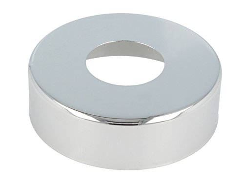 tecuro Hahnrosette 3/4 Zoll Messing verchromt Ø 27 x 67 mm x 20 mm langlebig edles Design von tecuro