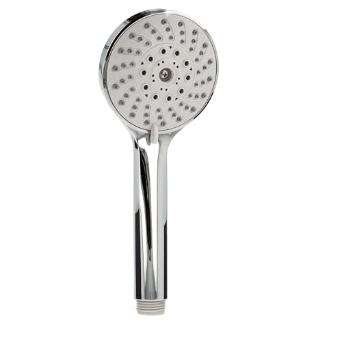 tecuro Handbrause ew-100 mit 5-Funktionen - Ø 100 mm mit Antikalkdüsen, verchromt tecuro Handbrause ew-100 mit 5-Funktionen - Ø 100 mm mit Antikalkdüsen, verchromt von tecuro