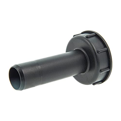 tecuro IBC Adapter Anschlussstutzen Ø 32 mm mit Grobgewinde S60 x 6, UV-beständig von tecuro