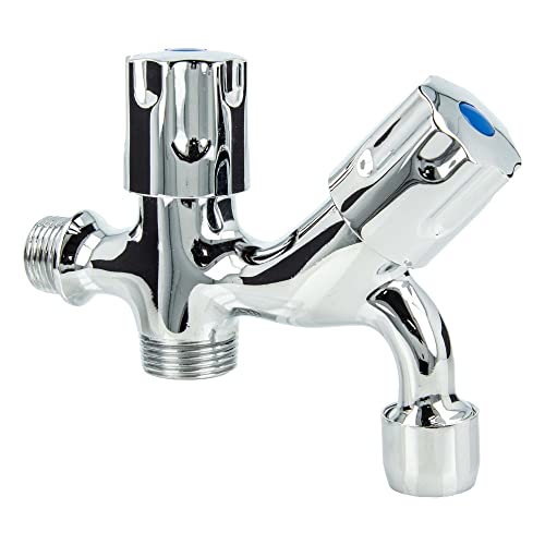 tecuro Kombi-Auslaufventil mit zusätzlichem Geräteanschluss, Messing verchromt - 22260 tecuro Kombi-Auslaufventil mit zusätzlichem Geräteanschluss, Messing verchromt - 22260 von tecuro