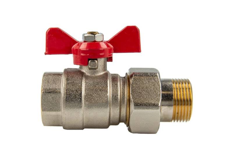 tecuro Kugelhahn mit Verschraubung x IG, mit Flügelgriff - alle Größen von tecuro