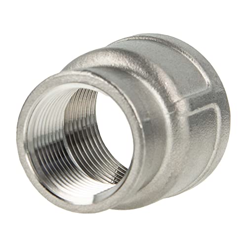 tecuro Reduktionsmuffe Edelstahl V4A (AISI 316), IG/IG 4 x 2 Zoll von tecuro