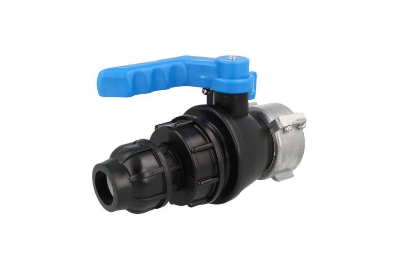 tecuro Regenwassertank IBC Adapter Kugelventil mit beidseitig Grobgewinde S60 x 6 tecuro Regenwassertank IBC Adapter Kugelventil mit beidseitig Grobgewinde S60 x 6 von tecuro