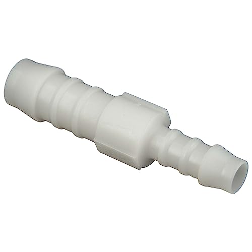 tecuro Schlauchverbinder reduziert Ø 10 mm x Ø 12 mm - Nylon weiß von tecuro