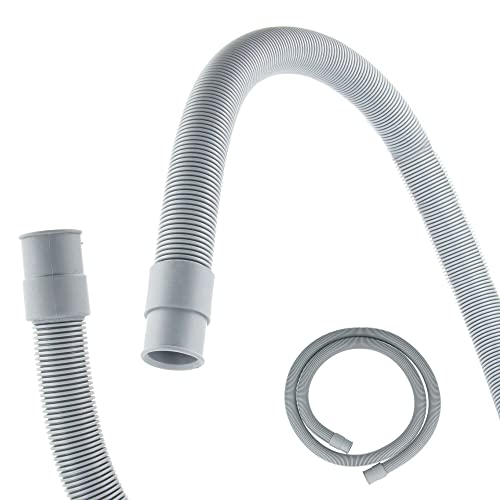 tecuro Spiral Ablaufschlauch 1,50 m x Ø 19/21 mm für Waschmaschine, Spülmaschine - 56615-N von tecuro