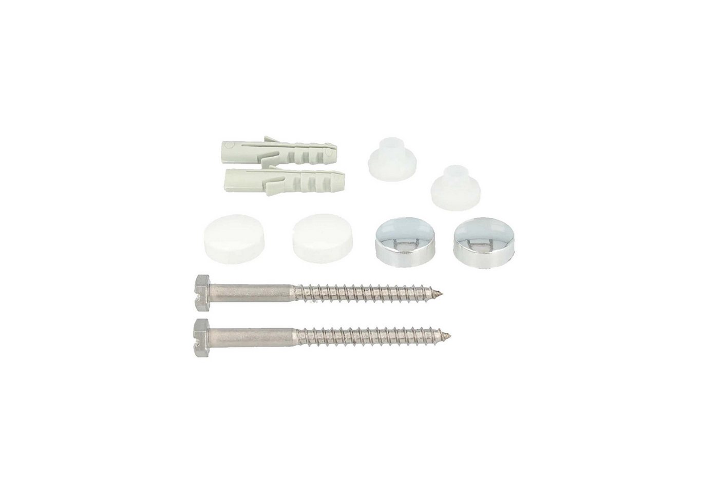 tecuro Stand-WC-Befestigung Set 6 x 70 mm mit Abdeckkappe tecuro Stand-WC-Befestigung Set 6 x 70 mm mit Abdeckkappe von tecuro