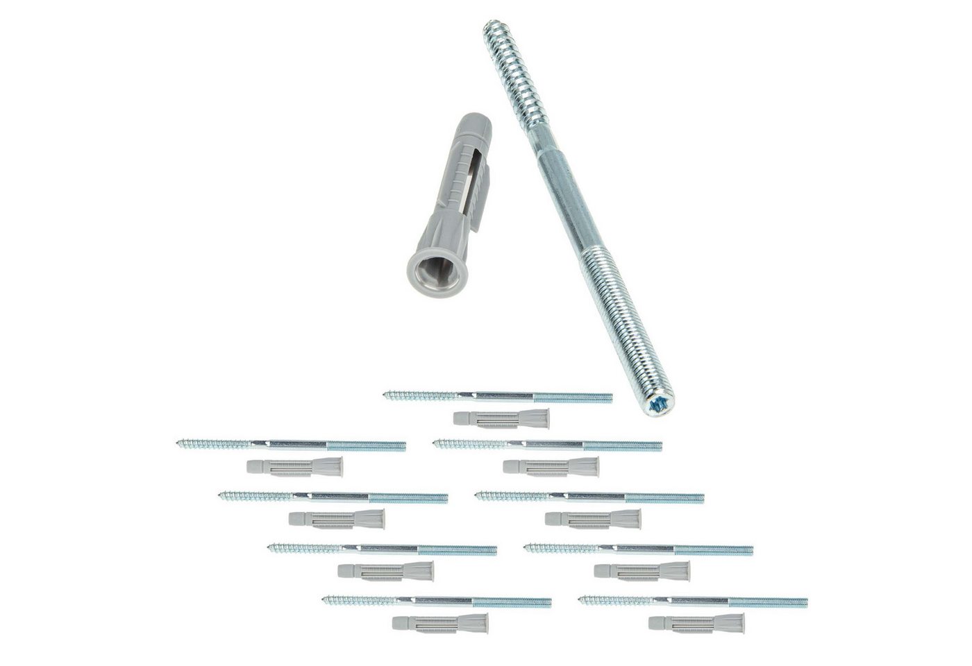 tecuro Stockschraube Stockschraube M8 / M10 - Stahl verzinkt, mit Universal Hohlraumdübel tecuro Stockschraube Stockschraube M8 / M10 - Stahl verzinkt, mit Universal Hohlraumdübel von tecuro