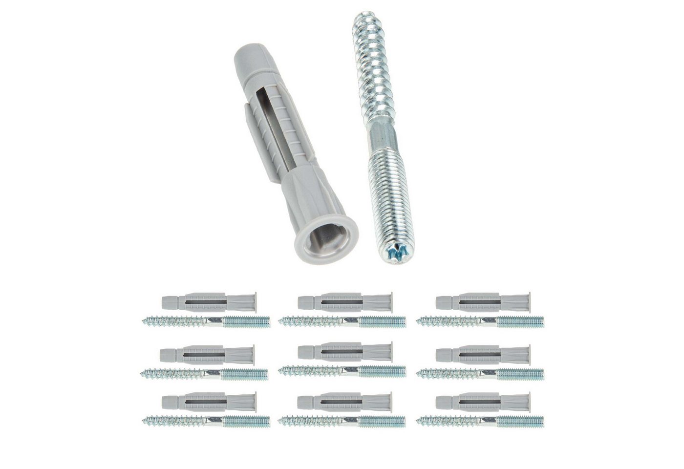 tecuro Stockschraube Stockschraube M8 / M10 - Stahl verzinkt, mit Universal Hohlraumdübel tecuro Stockschraube Stockschraube M8 / M10 - Stahl verzinkt, mit Universal Hohlraumdübel von tecuro