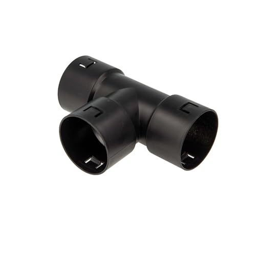 tecuro T-Stück allseitig DN 50 für Drainagerohr - Kabelschutzrohr, mit Klicksystem, PP-schwarz, passend zu Rohr allseitig Ø 50 mm (Außendurchmesser) tecuro T-Stück allseitig DN 50 für Drainagerohr - Kabelschutzrohr, mit Klicksystem, PP-schwarz, passend zu Rohr allseitig Ø 50 mm (Außendurchmesser) von tecuro
