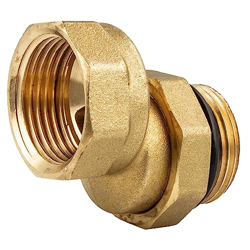 tecuro Versatznippel 25 mm, IG x AG 1 Zoll, Messing blank CW617N tecuro Versatznippel 25 mm, IG x AG 1 Zoll, Messing blank CW617N von tecuro