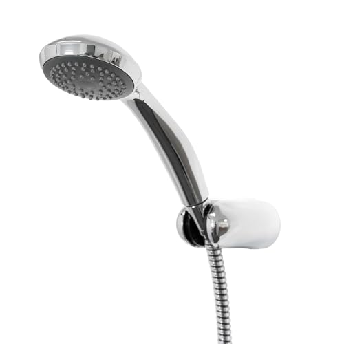 tecuro Wannenset Komfort-70 - mit Handbrause 1-strahlig, Brauseschlauch 150 cm, Wandhalter 5-fach verstellbar von tecuro