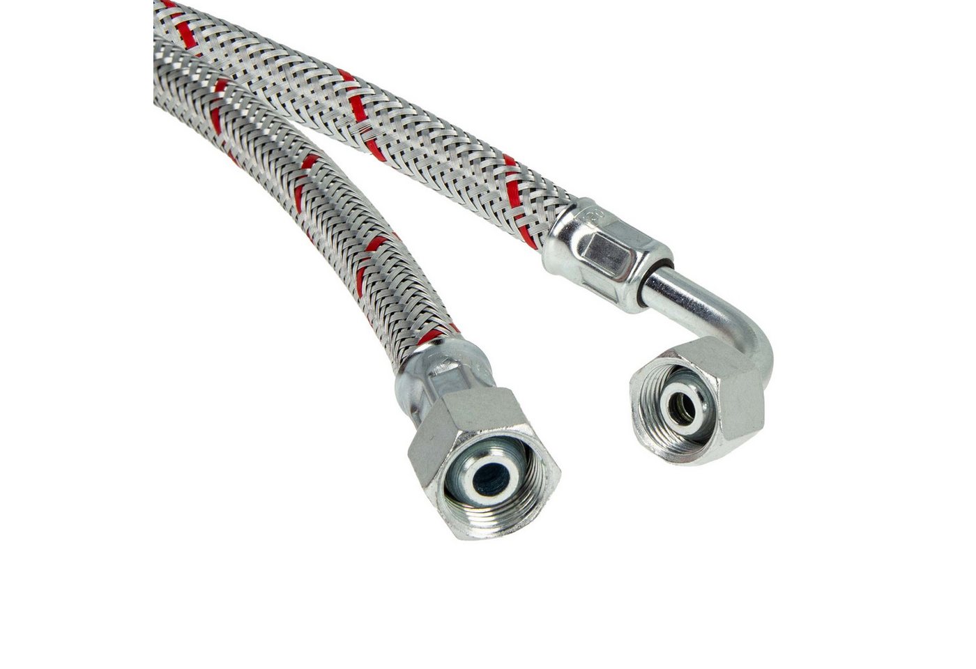 tecuro Wasserrohr Universal - Ölschlauch beidseiting Überwurfmutter - konisch dichtend, 3/8 Zoll x 3/8 Zoll x 750 mm tecuro Wasserrohr Universal - Ölschlauch beidseiting Überwurfmutter - konisch dichtend, 3/8 Zoll x 3/8 Zoll x 750 mm von tecuro